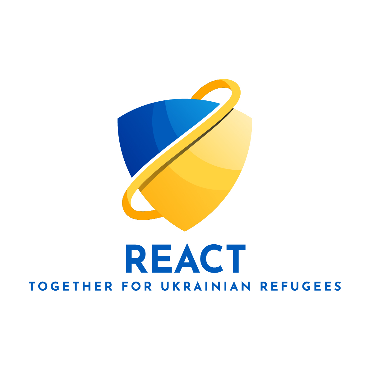 Sigla proiectului REACT, Together for Ukrainian Refugees